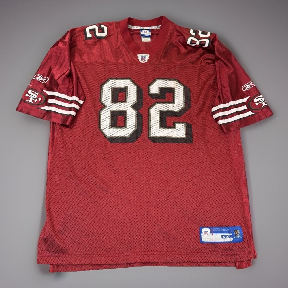NFL SAN FRANCISCO 49ERS JERSEY #82 JACKSON REEBOK SIZE 2XL
